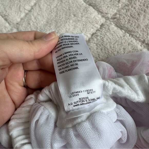 Baby Essentials | Pink and White "Cutest Bunny Ever" Onesie & Tutu Set | Size 9M - Picture 10 of 11